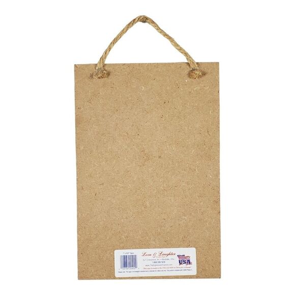 Dean Russo All You Need is Love And A Dog Door Hanger Pug Gift Home Decor Yellow - Picture 2 of 8